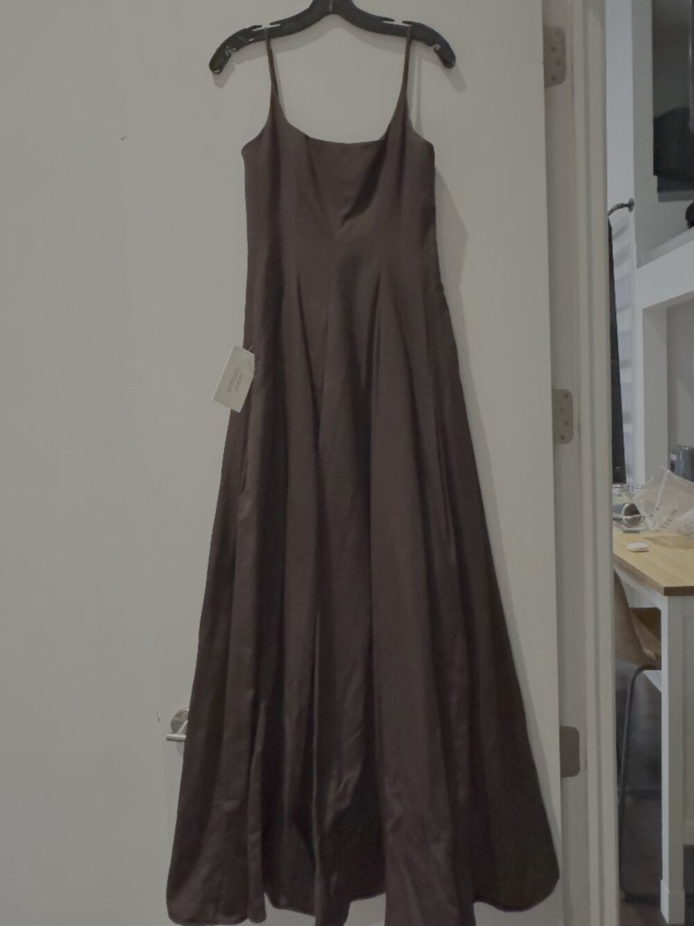 STAUD Joy Maxi Dress in Earth / Brown - Size 4 - Picture 2 of 11